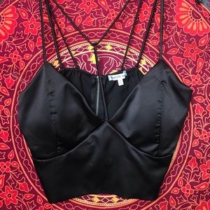Black crop top💋
